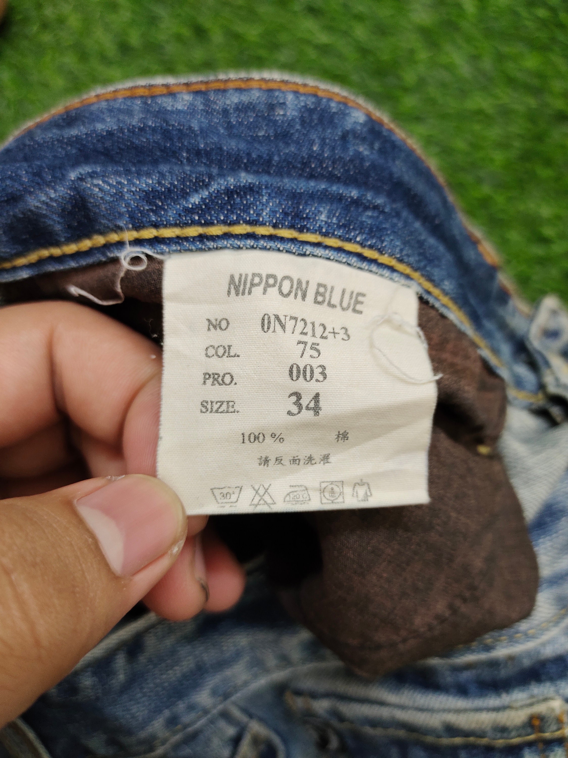 W34x32 Vintage Y2k Jizo-bosatsu Embroidered Jeans Karakuri
