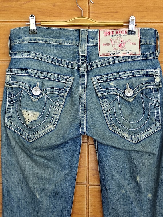 Flare Jeans Vintage True Religion JOEY BIG T Flare Denim Jean