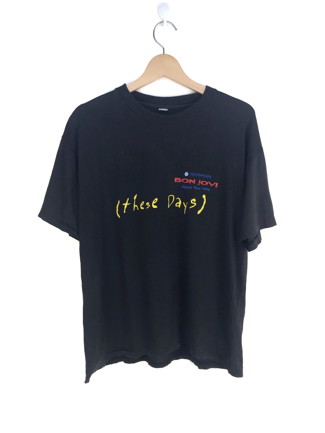 Vintage 90s BON JOVI Japan Tour 1996 T-shirt / These Days Vintage 90s BON JOVI Japan Tour 1996 T-shirt / These Days