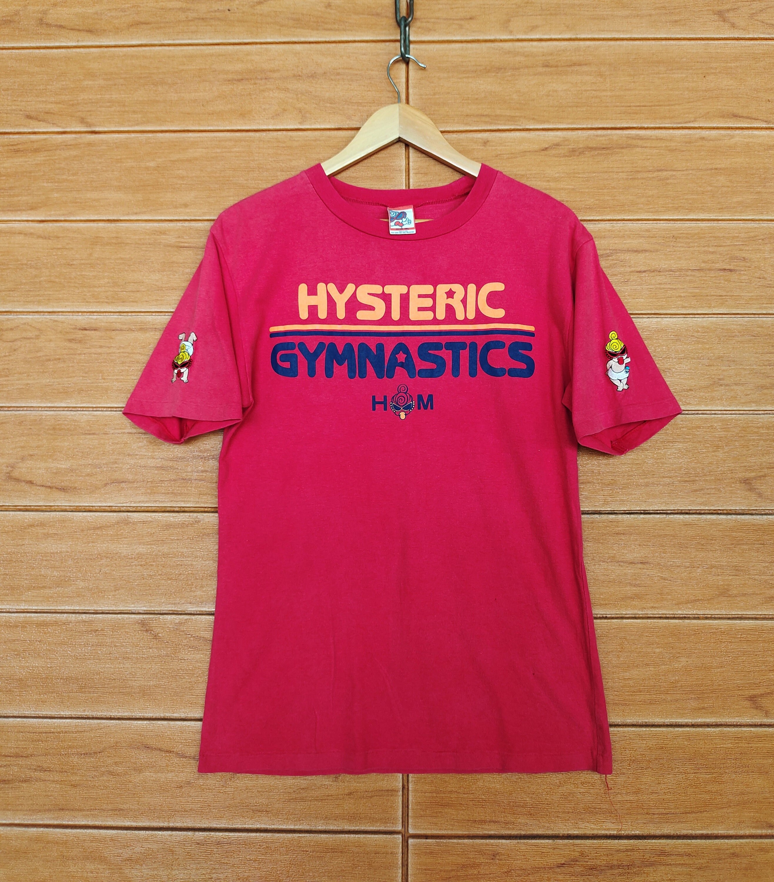 Hysteric Glamour, Vintage Hysteric Glamour Gymnastics Tee - Japanese Brand Size M