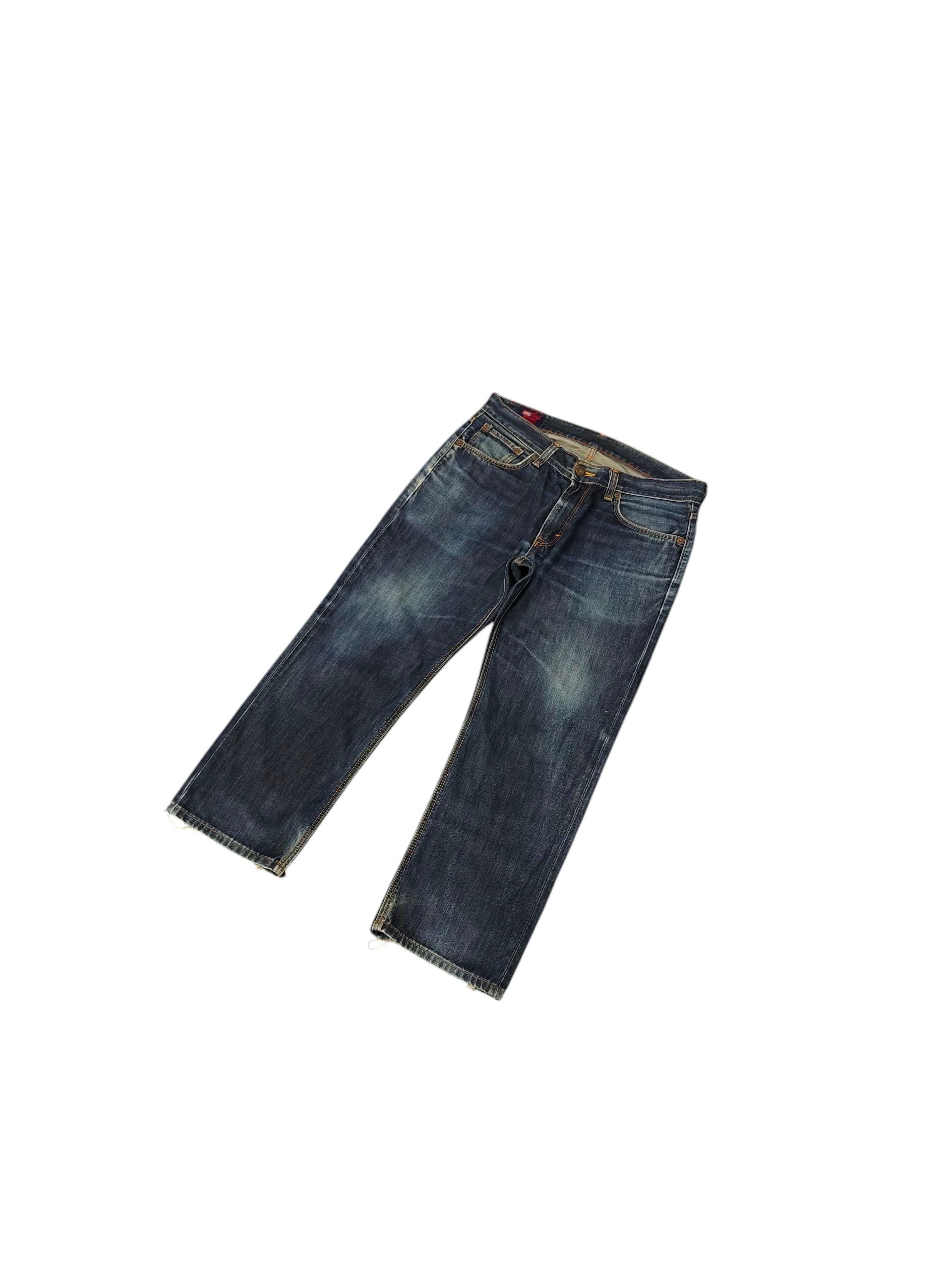Vintage 90s Edwin 503 Denim Jeans, Faded Distress, Waist 35 - Etsy