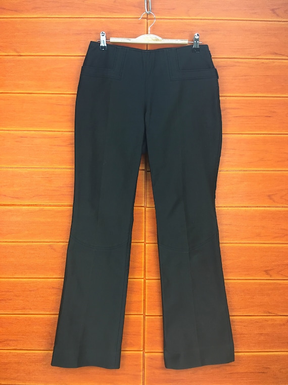 Vintage GUCCI Cinch Side Rider Women Pants waist … - image 1