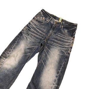 W30x30.5 Vintage Edwin XV-Function Curve Leg Denim Jeans Clawmark Streetwear Y2k Waist 32