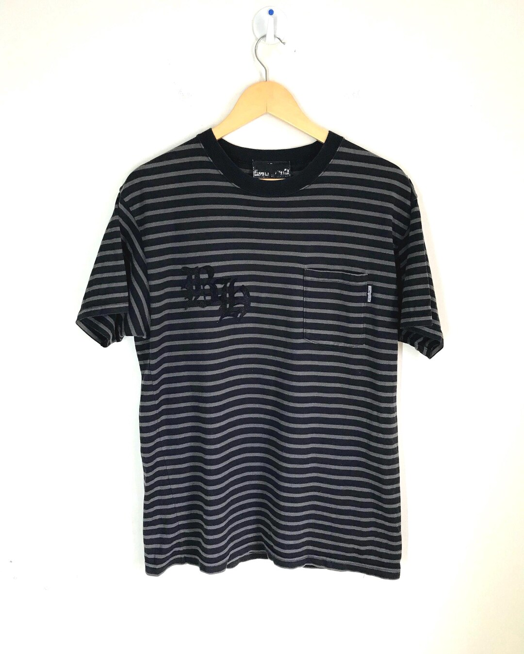 Vintage Bounty Hunter Striped T-shirt: Made in Japan, Size M - Etsy