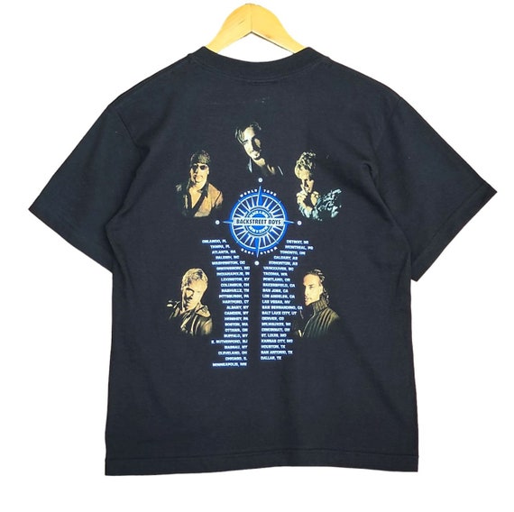 Vintage Backstreet Boys Black & Blur World Tour T-shirt