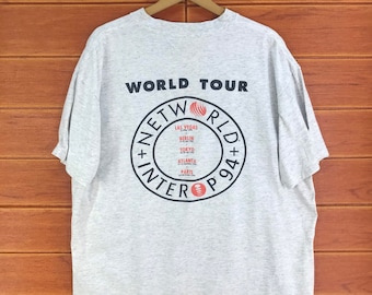 ヴィンテージ 90年代 Networld Interop ワールドツアー 1994 Tシャツ