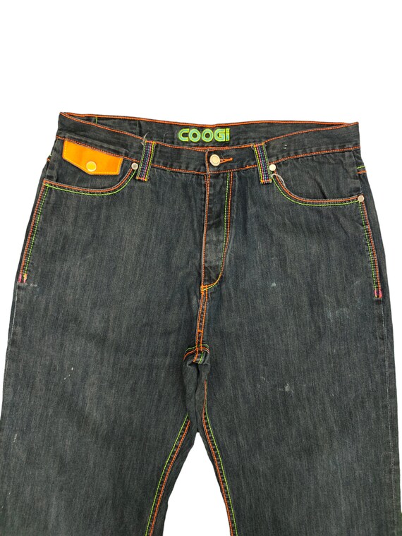 Baggy Jeans Coogi Denim Wide Loose Y2k Jnco Style… - image 7