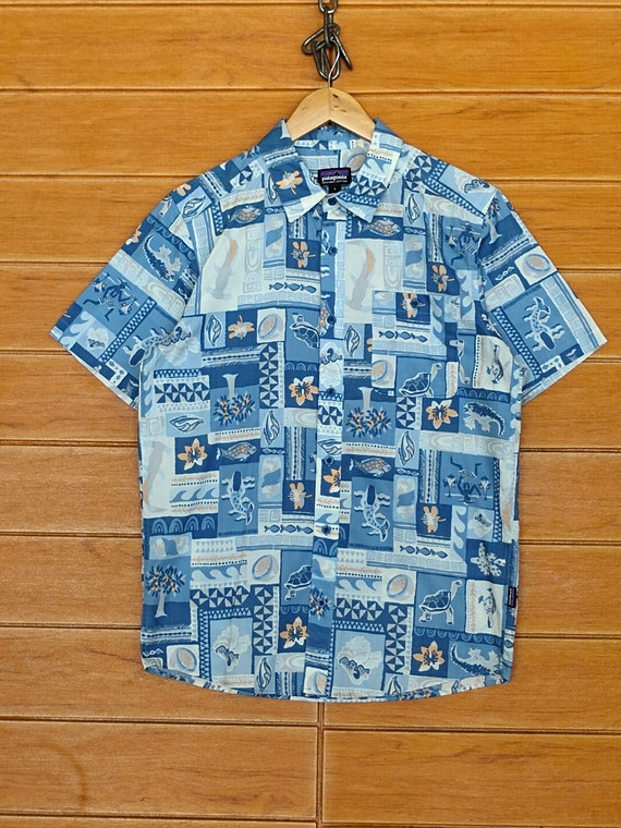 Vintage 00s Patagonia Organic Cotton Hawaiian Shirt / Baroque 