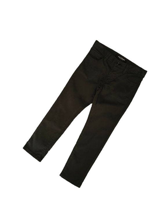 Junya Watanabe, Vintage Junya Watanabe Cropped Skinny Pants - Black Runway Cotton