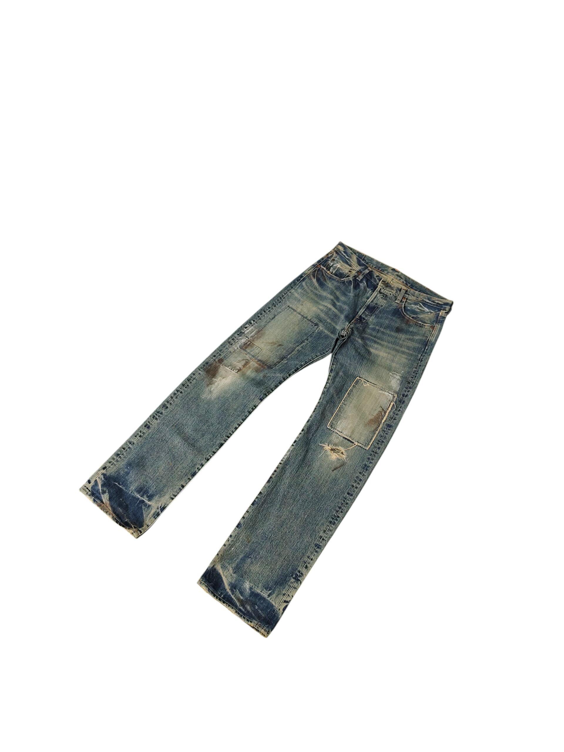 パンツ 00s archive FUGA flare damage jeans 46 パンツ 00s archive