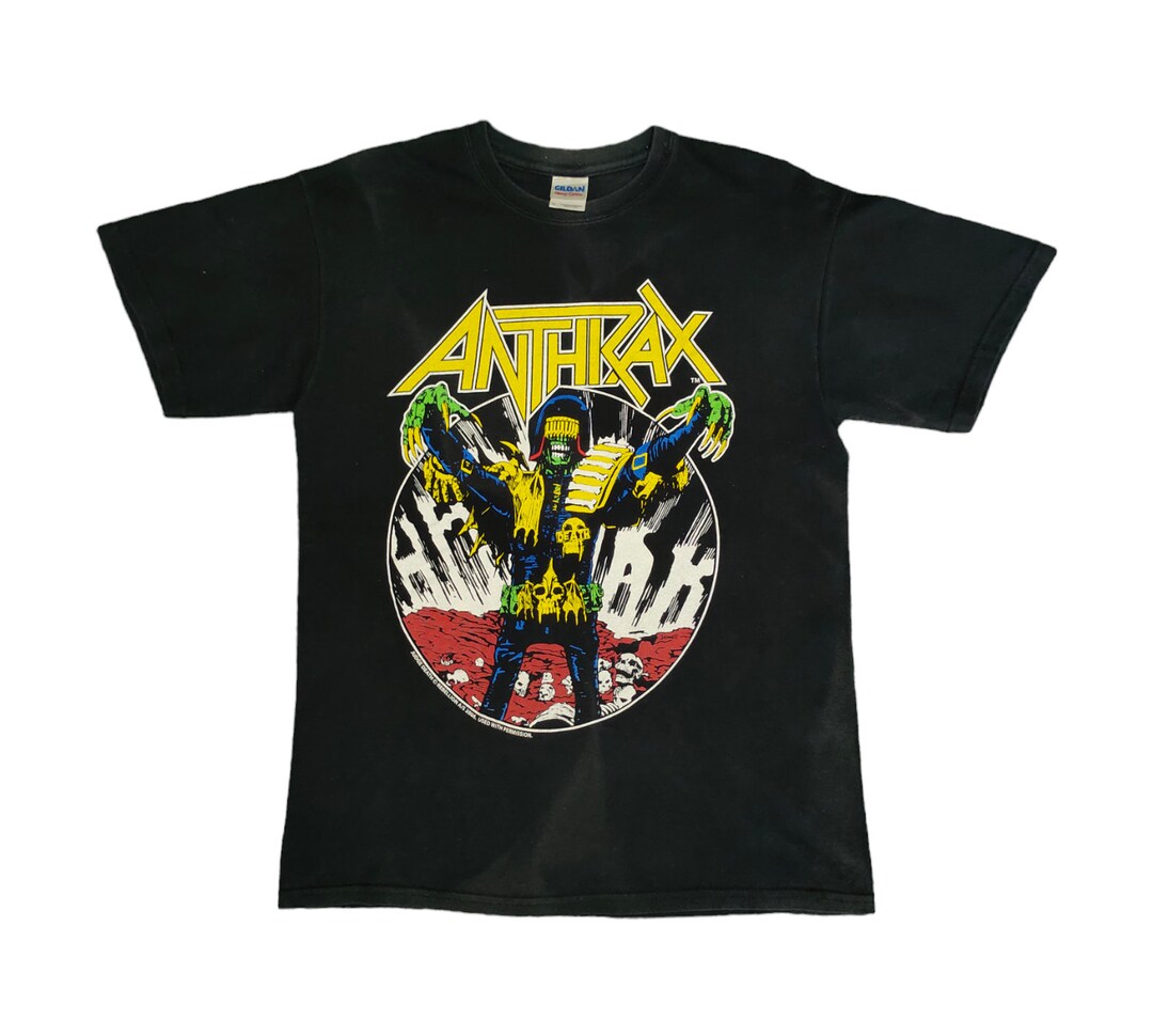 Anthrax Dread Eagle T-Shirt – Official Band Logo Men's Black Tee