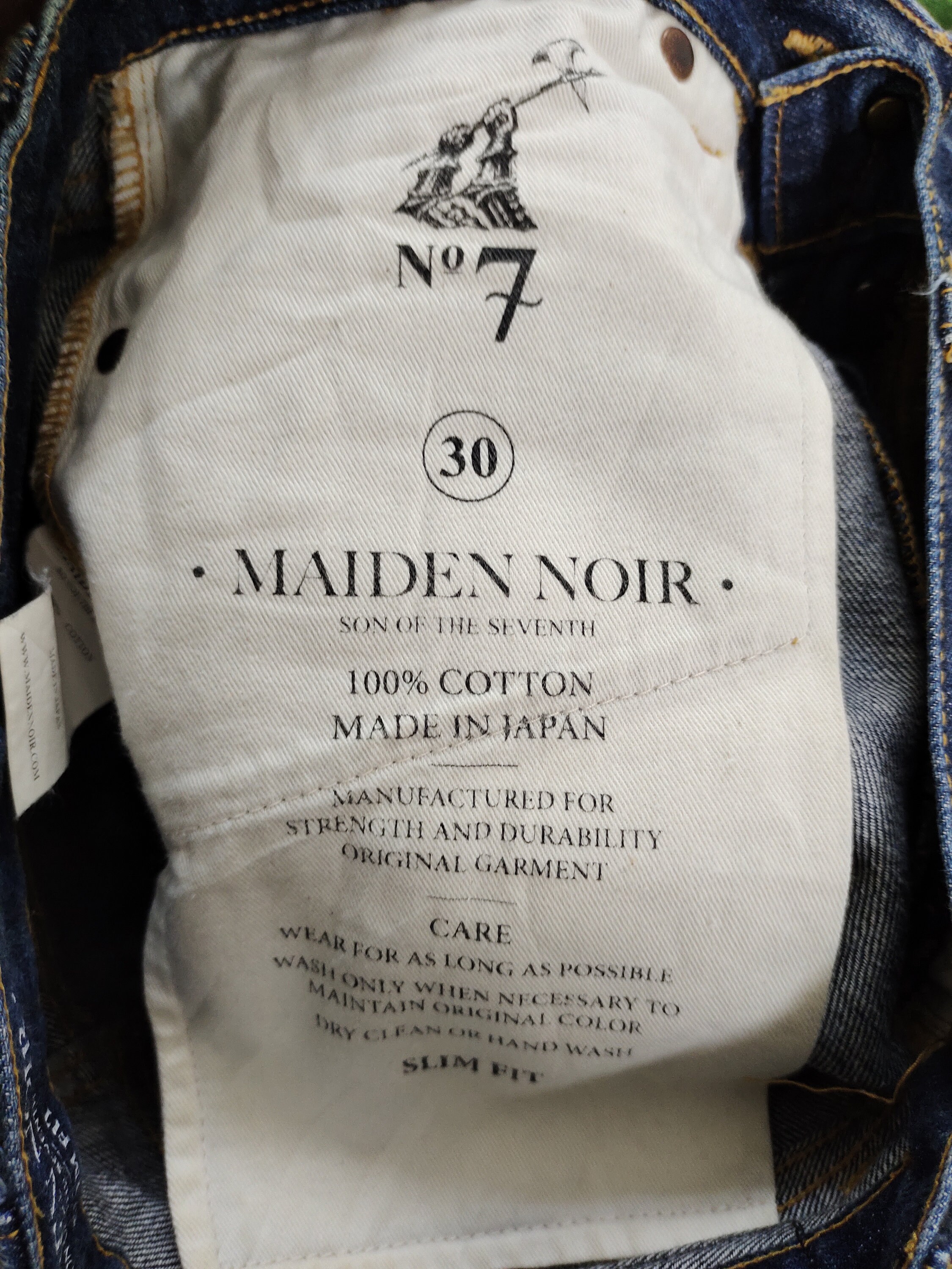 Number Nine Y2K 08Aw Dart Stitch N size L Vintage Jeans