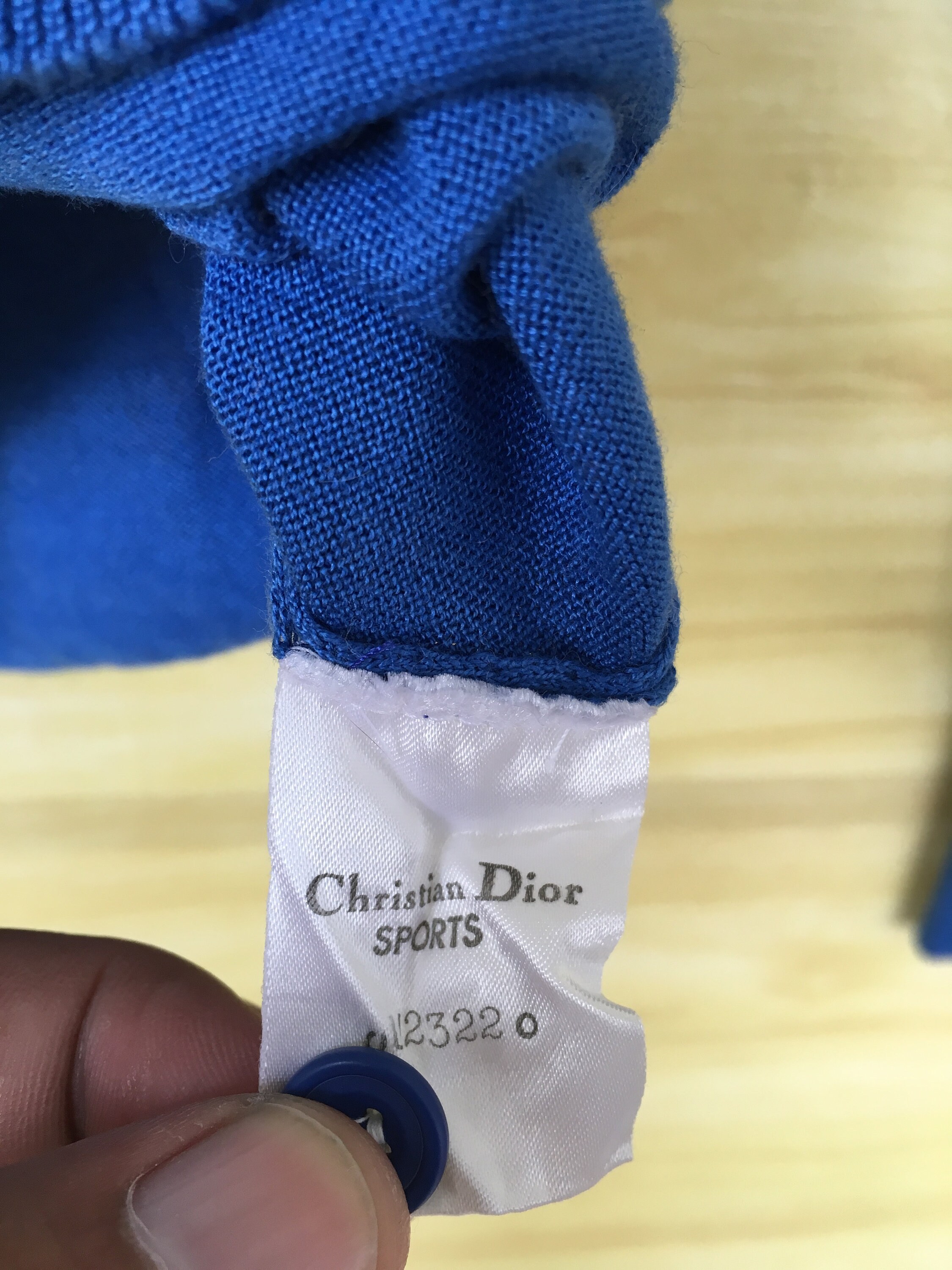 Rare Vintage CHRISTIAN DIOR Sport Stretchable Longsleeve