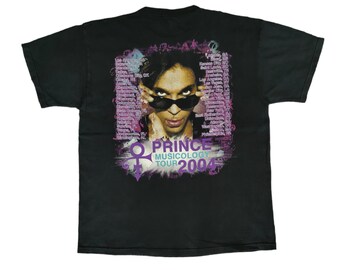 Vintage 00s Prince Musicology Tour 2004 T-shirt Y2k Hype