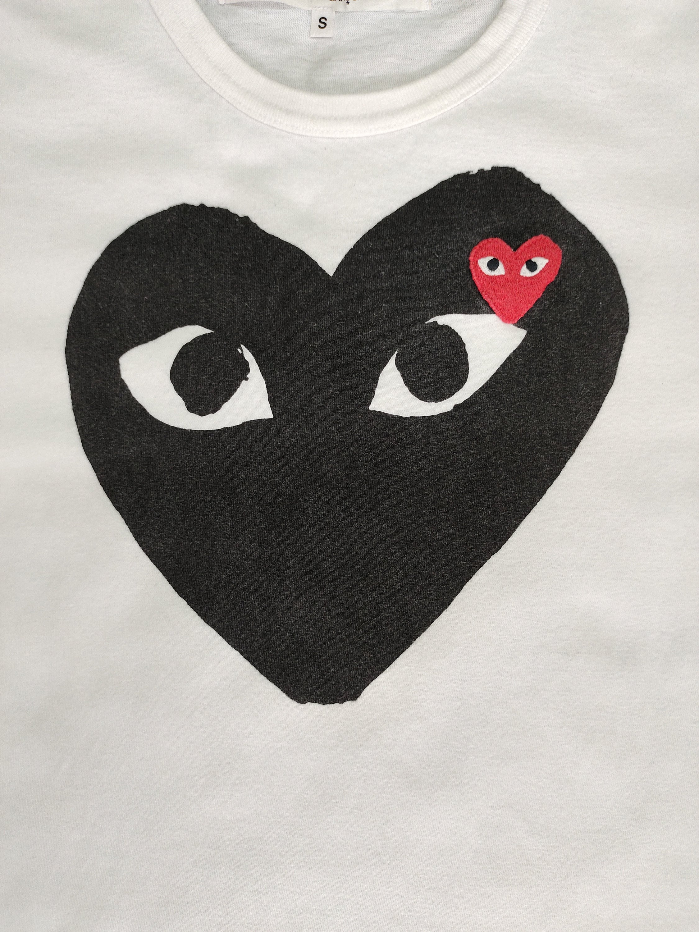 Vintage Comme Des Garcons Play Black Logo T-shirt Size M - Etsy Vintage Comme Des Garcons Play Black Logo T-shirt Size M - Etsy