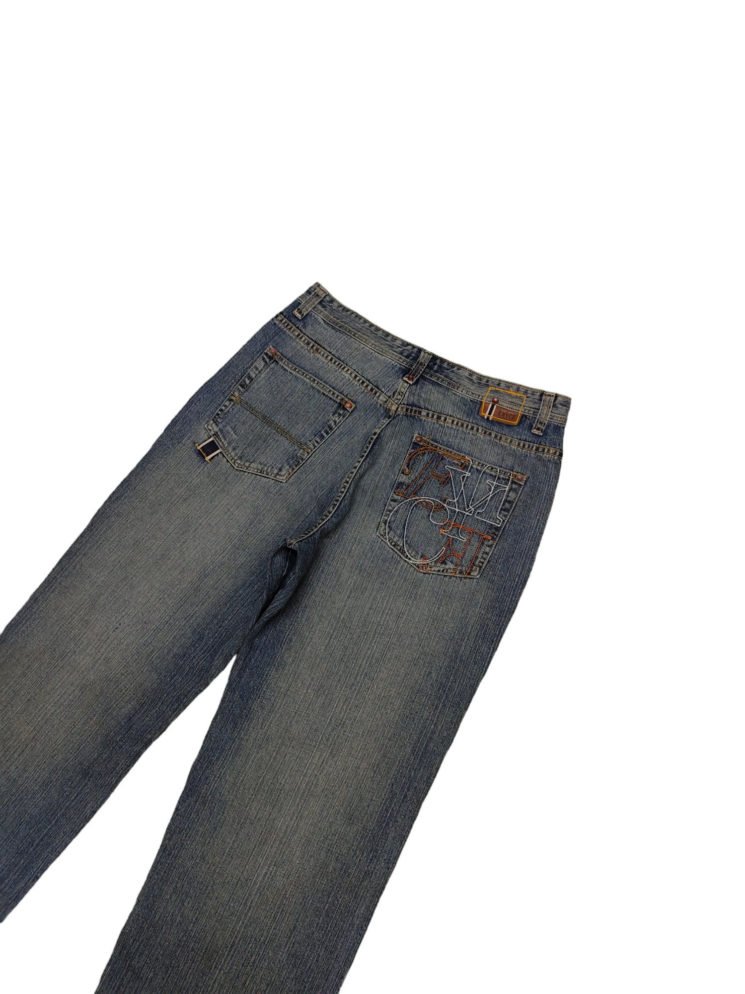 W36x32.5 Baggy Jeans Enyce Denim Wide Loose Y2k Streetwear