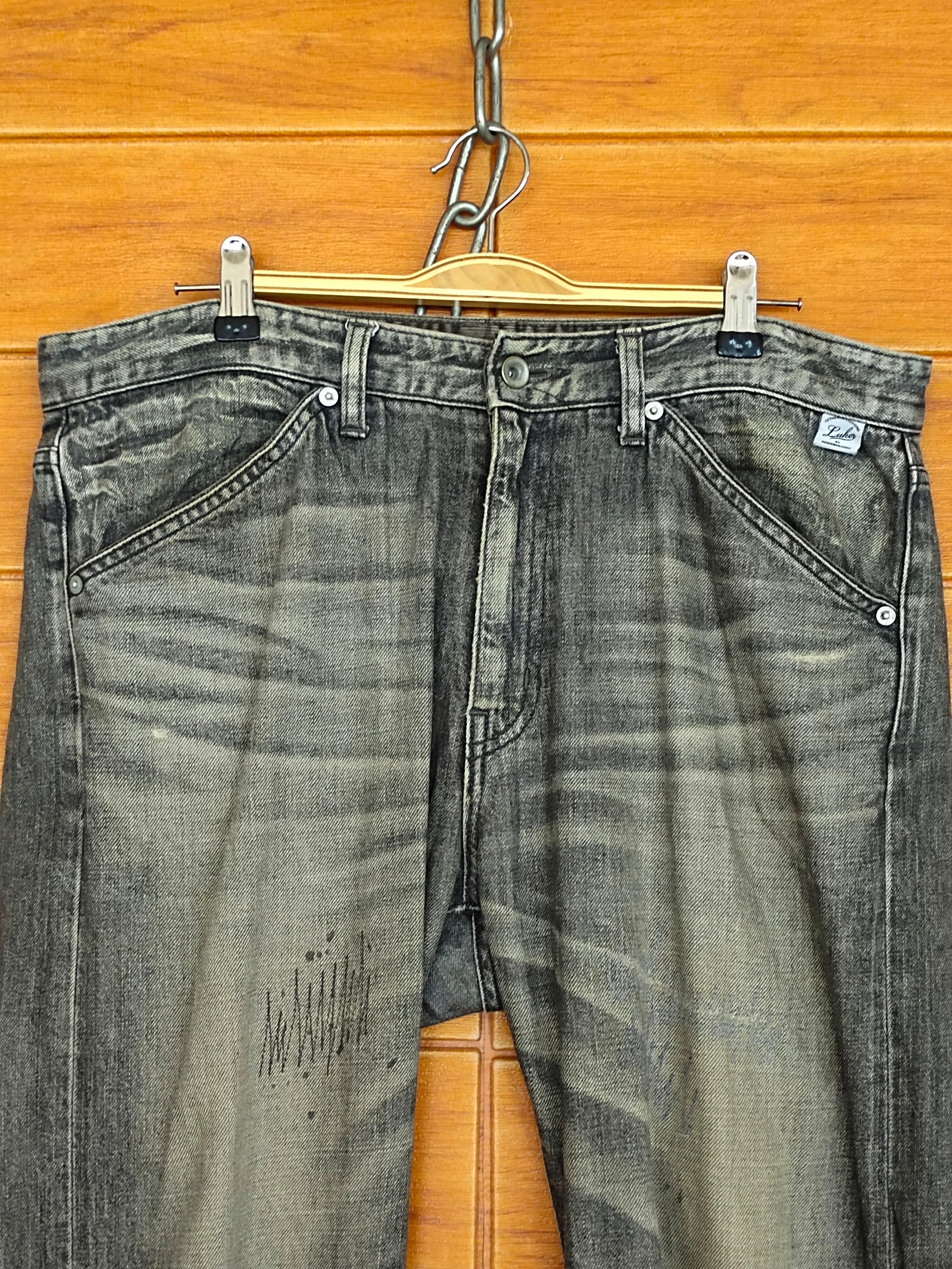 W36x29 LUKER by NEIGHBORHOOD Scum Tapered Slim Selvedge