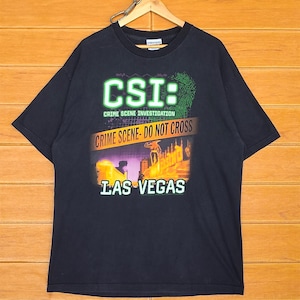 Camiseta vintage de CSI: Crime Scene Investigation LA, 2003 / CSI Las Vegas / 2003 CBS Worldwide Inc / Talla XL