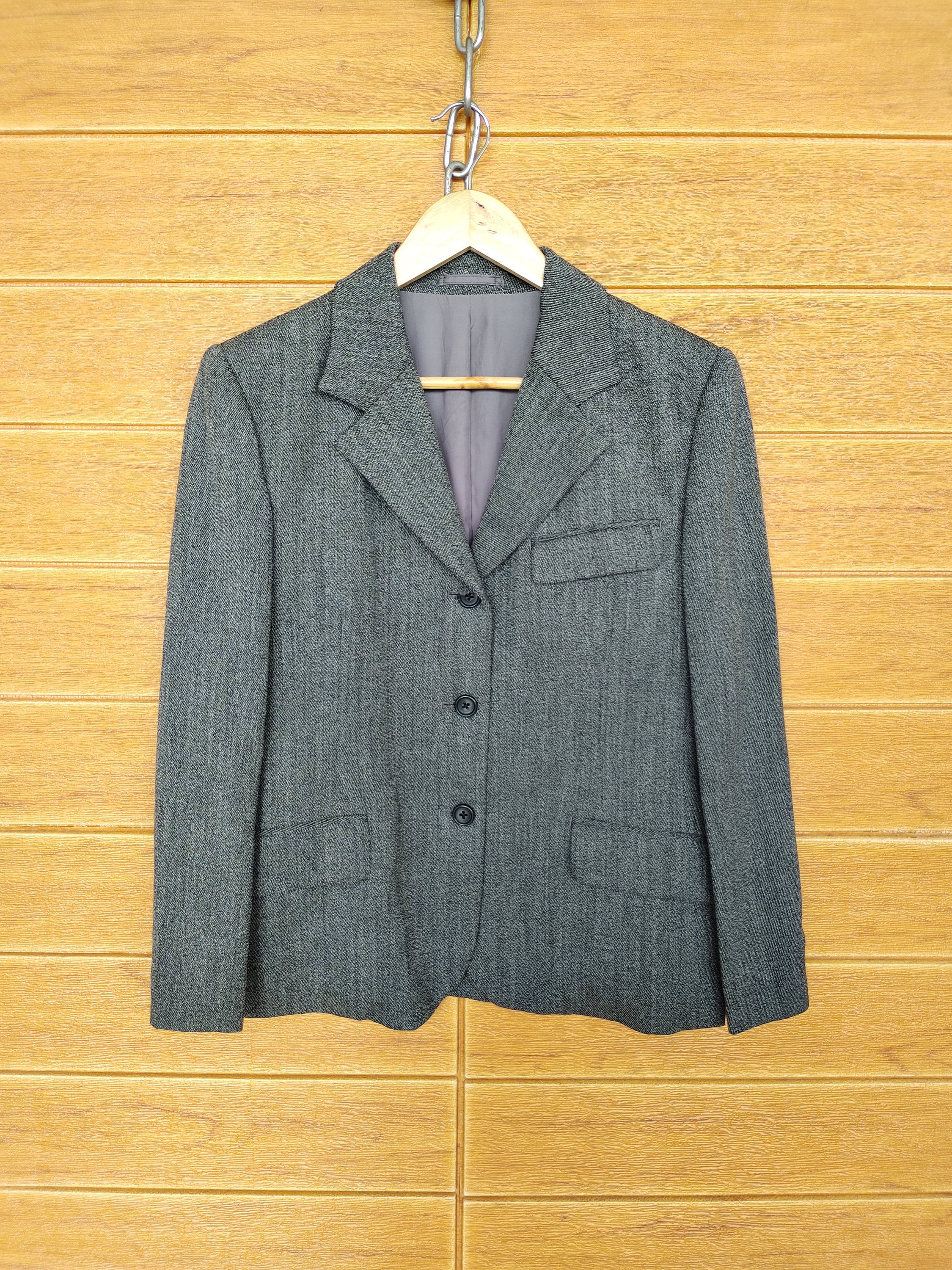 Margaret Howell, Vintage MARGARET HOWELL England Salt & Pepper Blazer Jacket / Size M