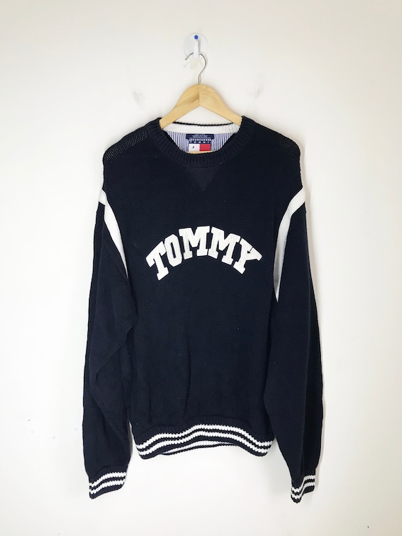 tommy hilfiger spell out sweatshirt