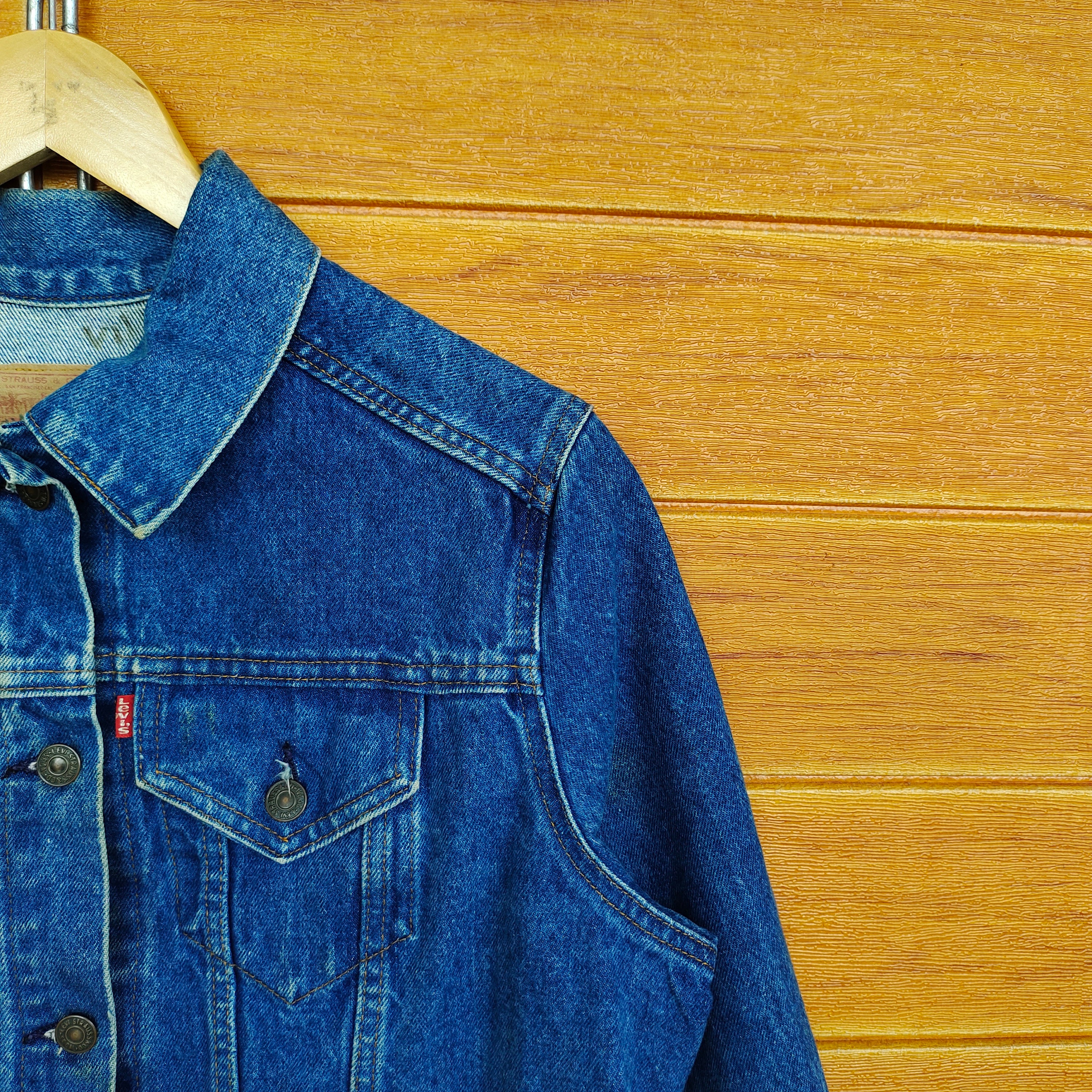 アメリカリーバイス　デニムジャケット 90s アメリカ製 Levi's70506 リーバイス ブランケットライナー