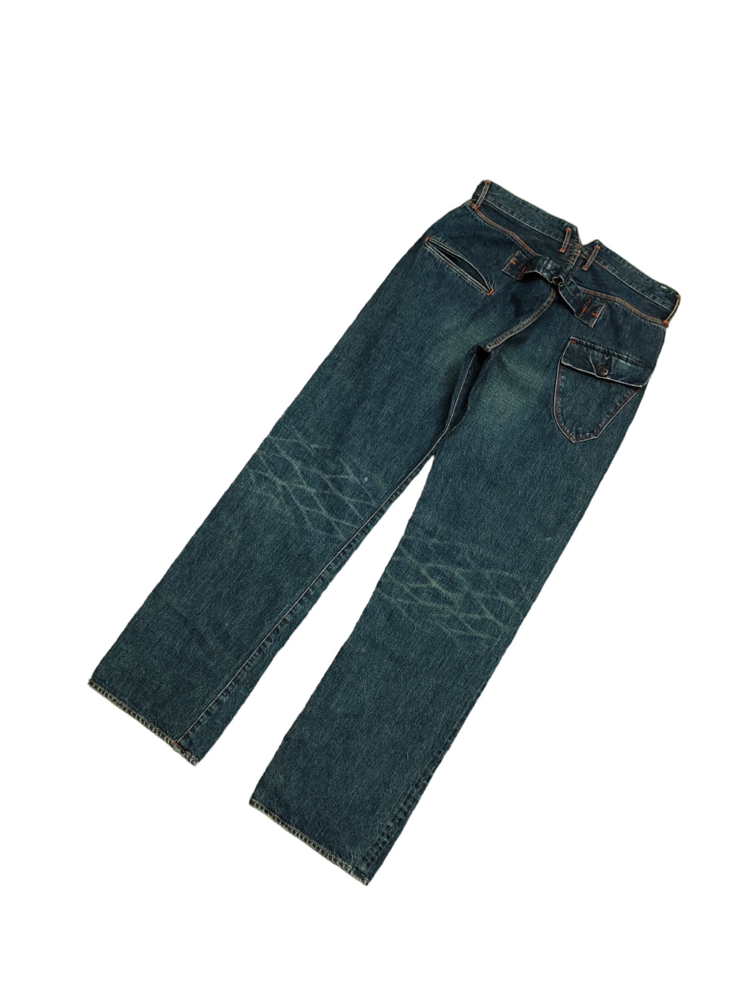 W32x33 Tool Project by Kato Team Kit Japan Selvedge Buckle Back 