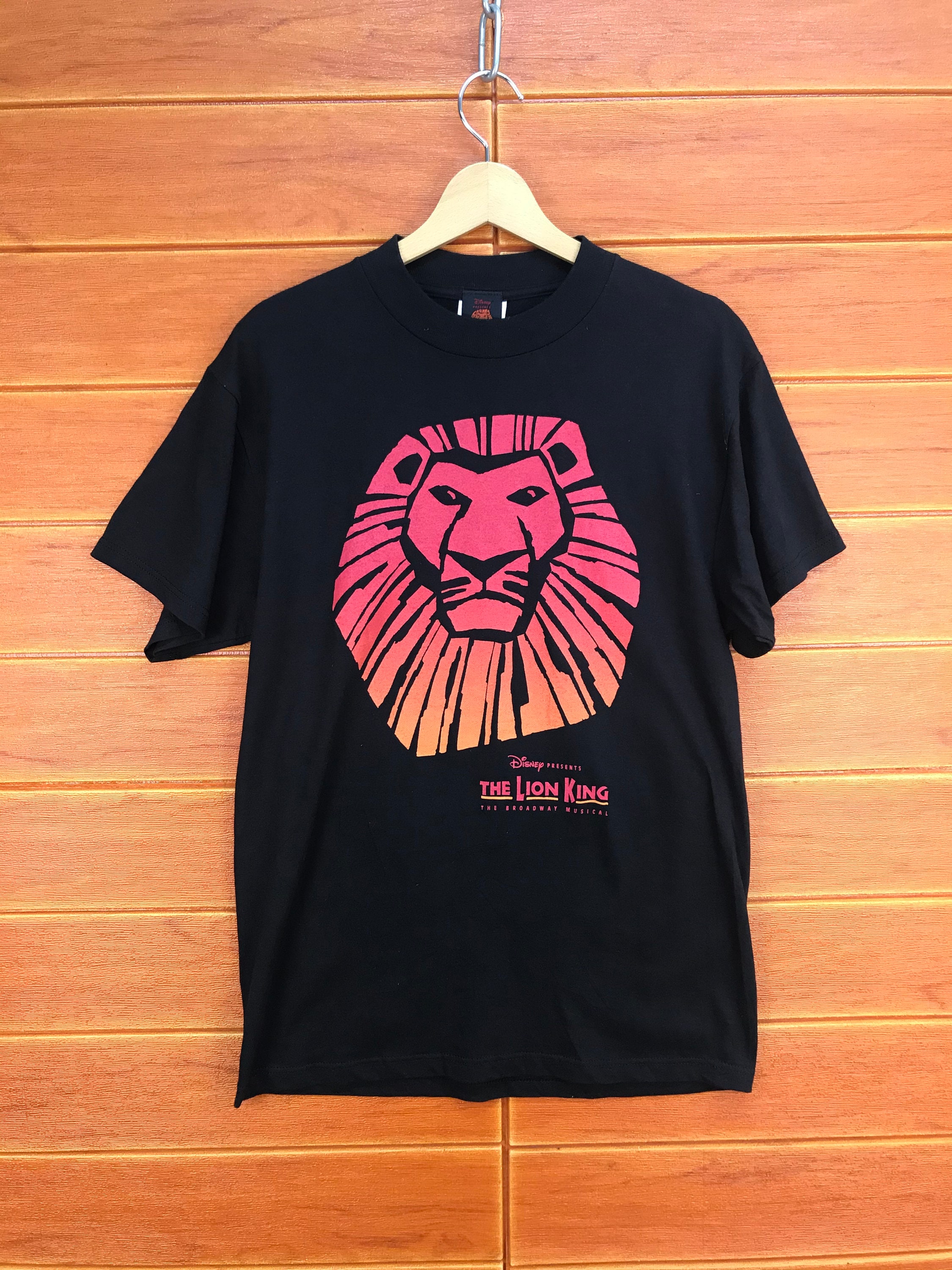 Vintage jaren '90 Disney Movie Tee Lion King Kleding Gender-neutrale kleding volwassenen Tops & T-shirts T-shirts T-shirts met print XL 
