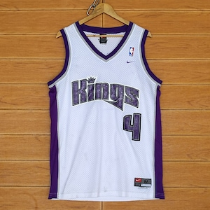 Vintage 90s Sacramento Kings Chris Webber #4 Nike NBA Basketball Jersey / Size M