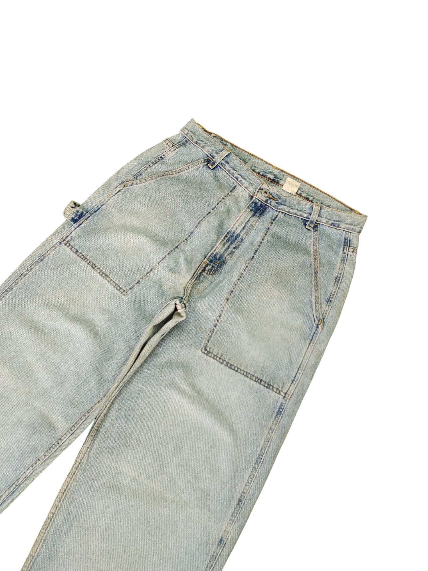 W34x32 Vintage Levis Light Wash Carpenter Baggy Jeans Jnco W34x32 Vintage Levis Light Wash Carpenter Baggy Jeans Jnco