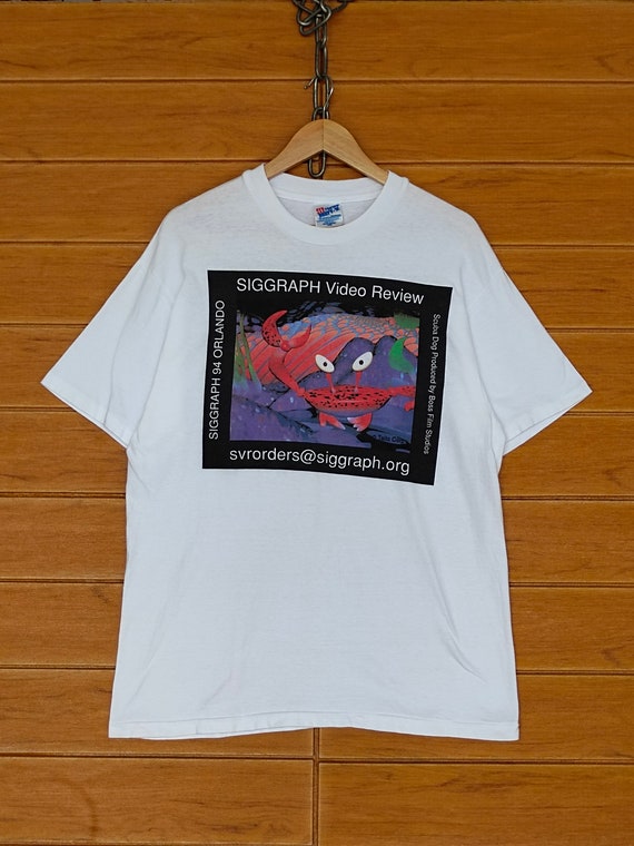 ヴィンテージ SIGGRAPH 1994 アートショー Tシャツ：スキューバドッグ