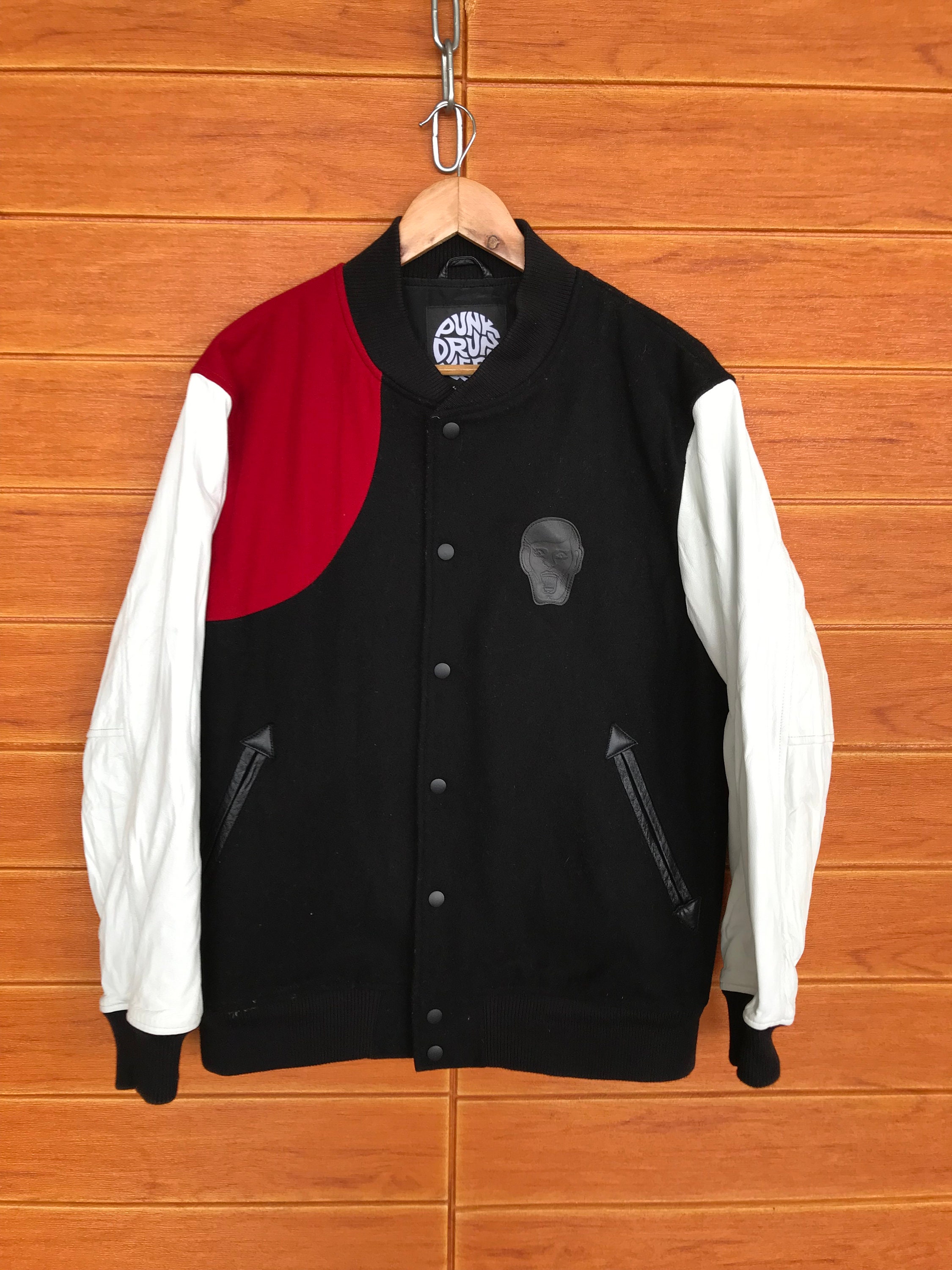 Vintage Punk Drunkers Varsity Jacket / Nice Design / Streetwear  display picture 1