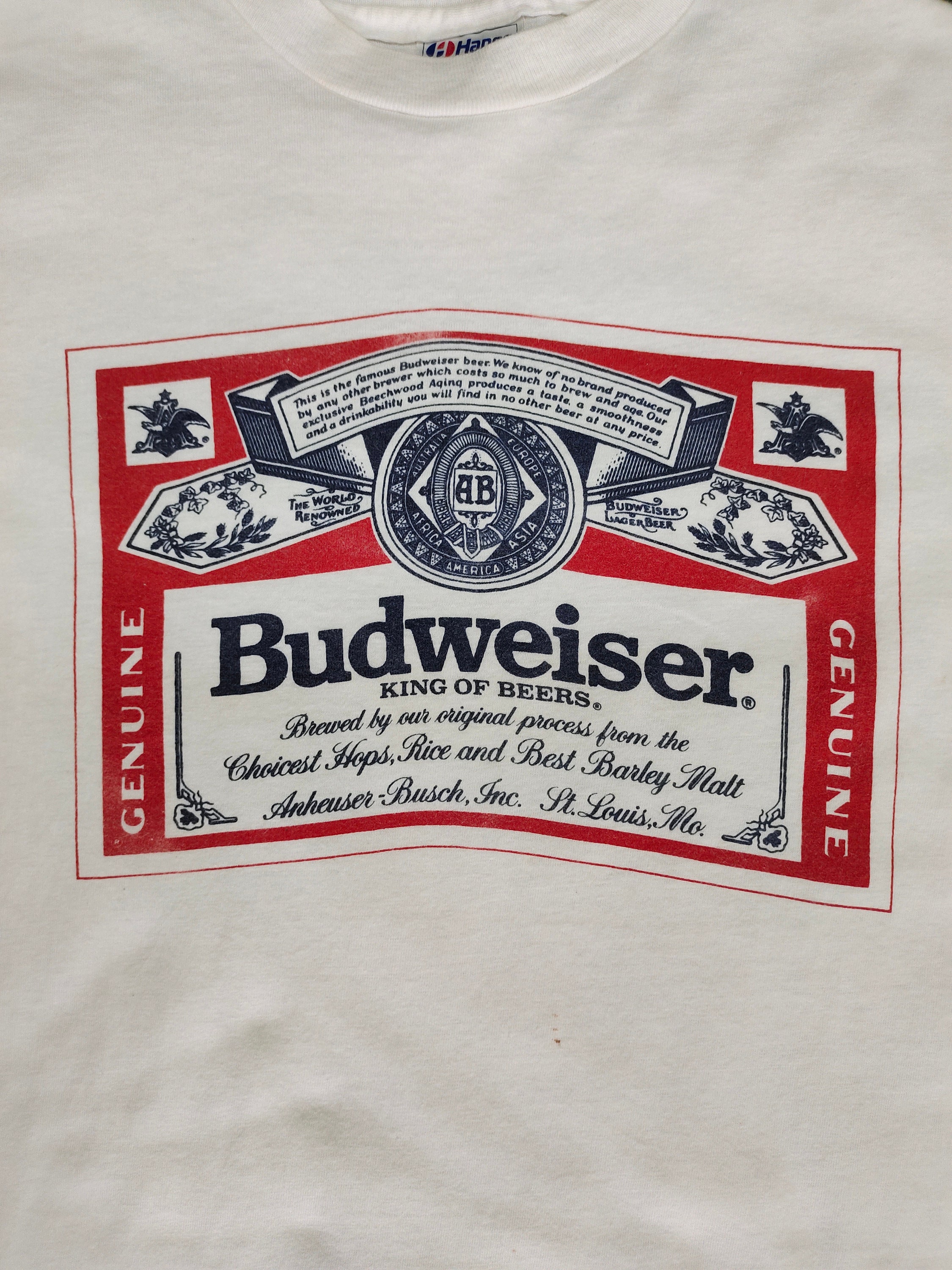 90年代ヴィンテージ バドワイザー アイコニック ロゴ Tシャツ / キング