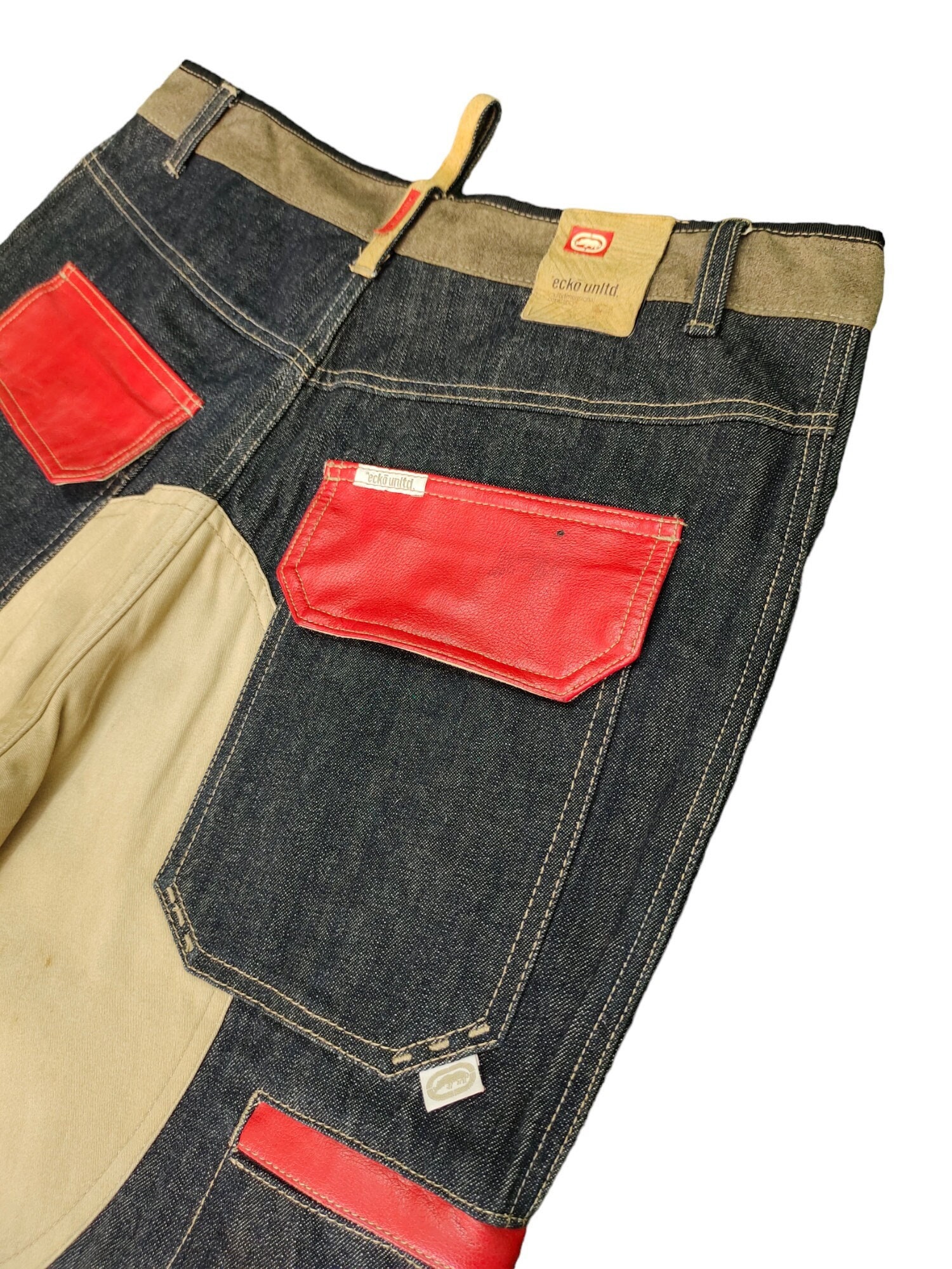 W34x31 Vintage Baggy Jeans Ecko Unltd Denim Foundry Wide W34x31 Vintage Baggy Jeans Ecko Unltd Denim Foundry Wide