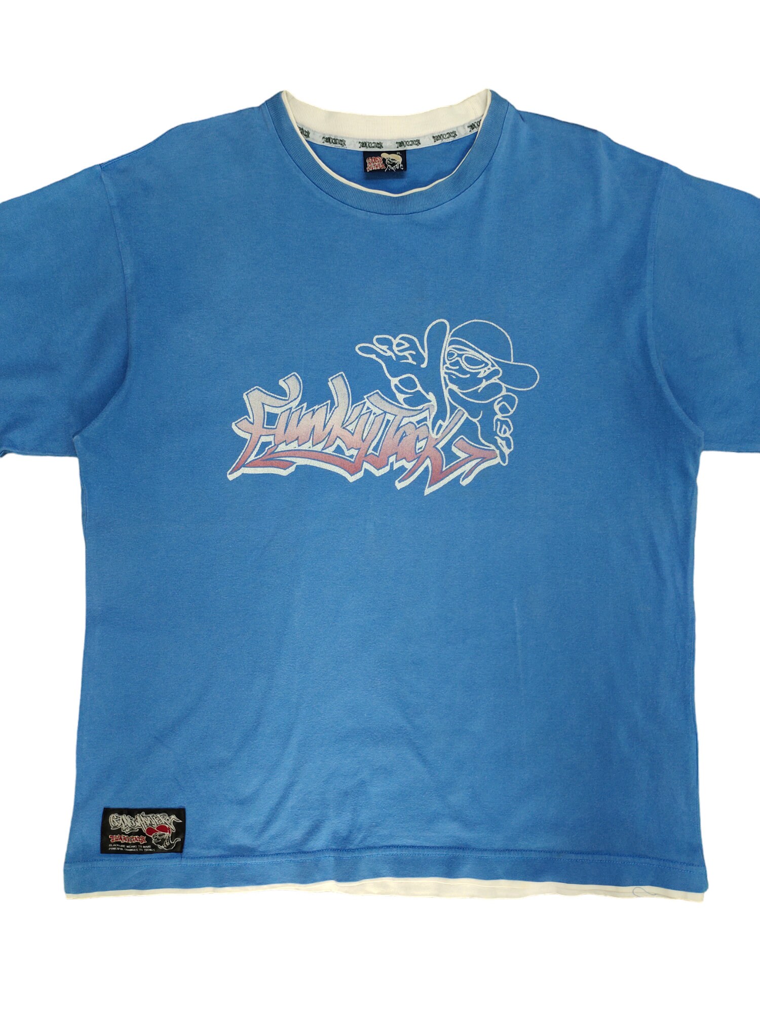 Vintage Funky Jack Grass Hither T-shirt: Southpole Ecko Jnco Style 