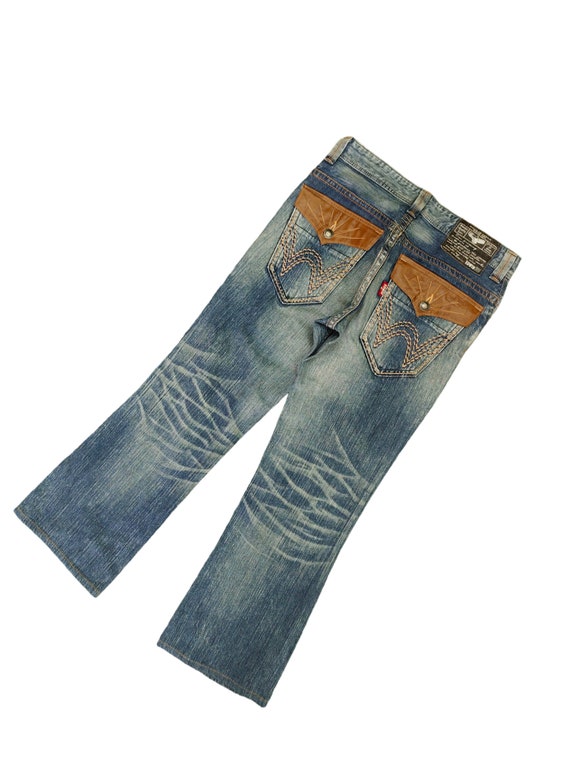 Flare Jeans Edwin XV Distres Faded Boot Cut Y2k Ifsixwasnine Vintage Hysteric Glamour Jean Paul Gaultier Kapital Undercovers Estilos Cintura 33 Etsy Mexico