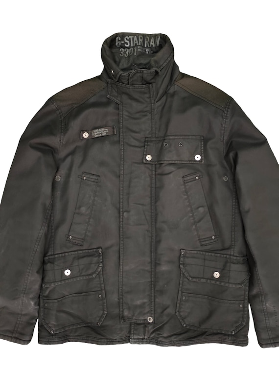 Vintage Y2k G-star Raw Multi Pocket Quilted Jacket True