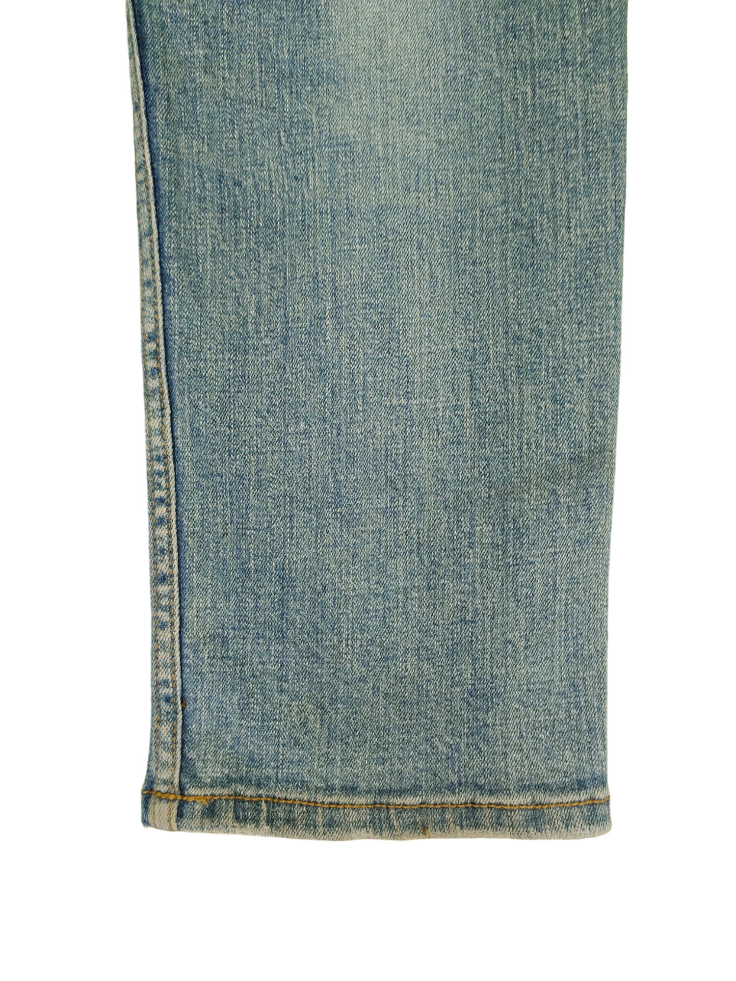 W34x27 Vintage Y2k Well Done X Mined Ripped Skinny Denim Pants 