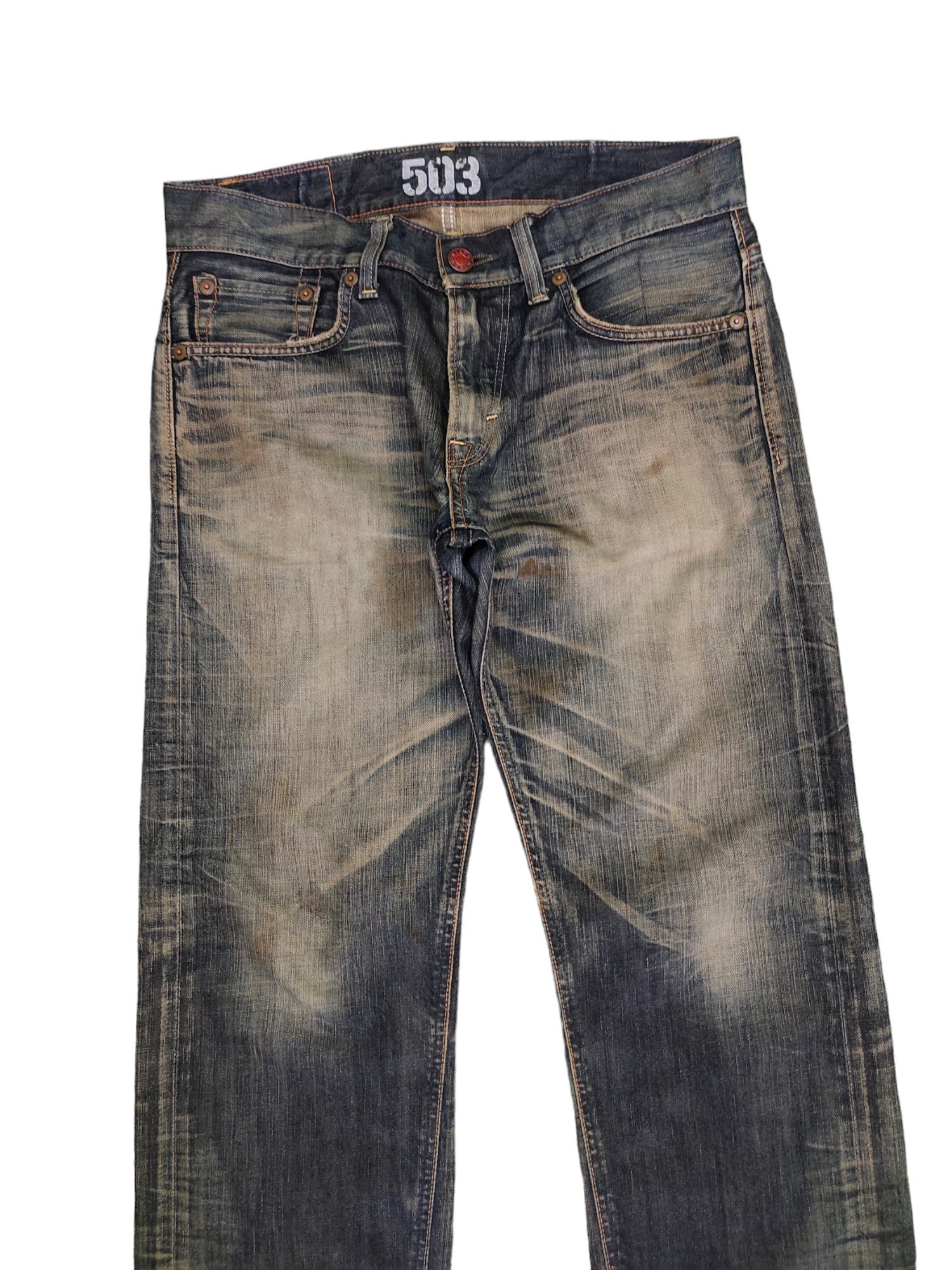 W33x29.5 Edwin 503 Blue Trip Loose Denim Jeans Undercover