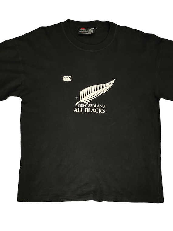 Vintage 90s Canterbury All Black New Zealand Rugby T-shirt