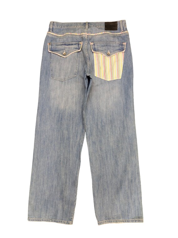 VINTAGE Baggy Jeans Mens 40x32 act 38x32 Wide Big Loose 90s