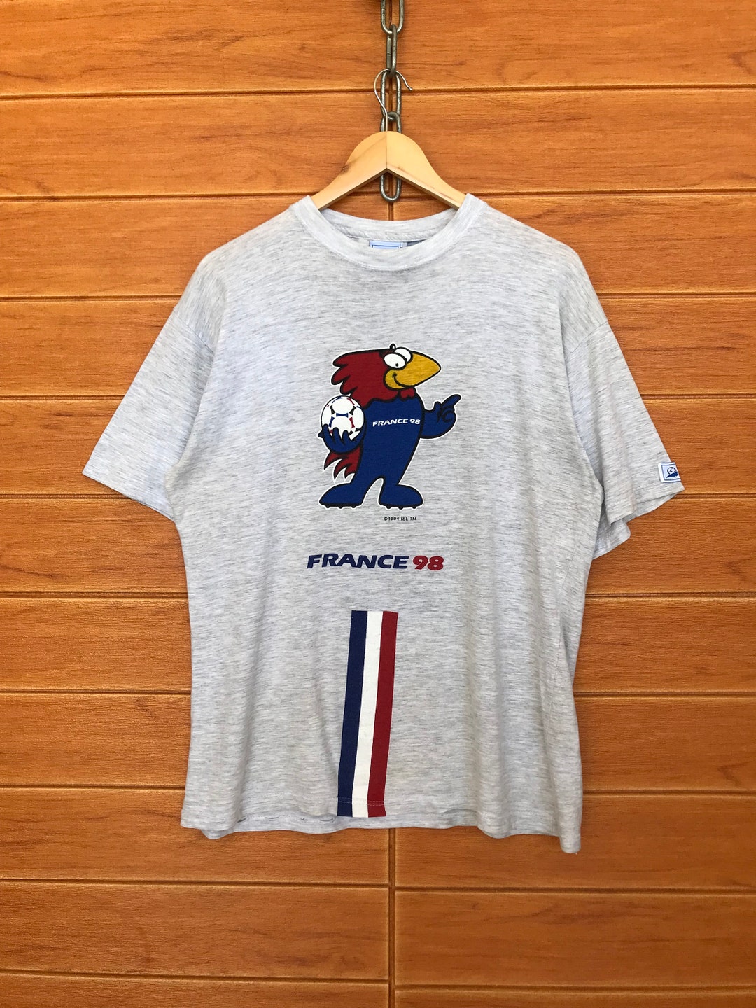 VTG NWT 1998 FIFA World Cup France Coupe Du Monde Shirt Sz