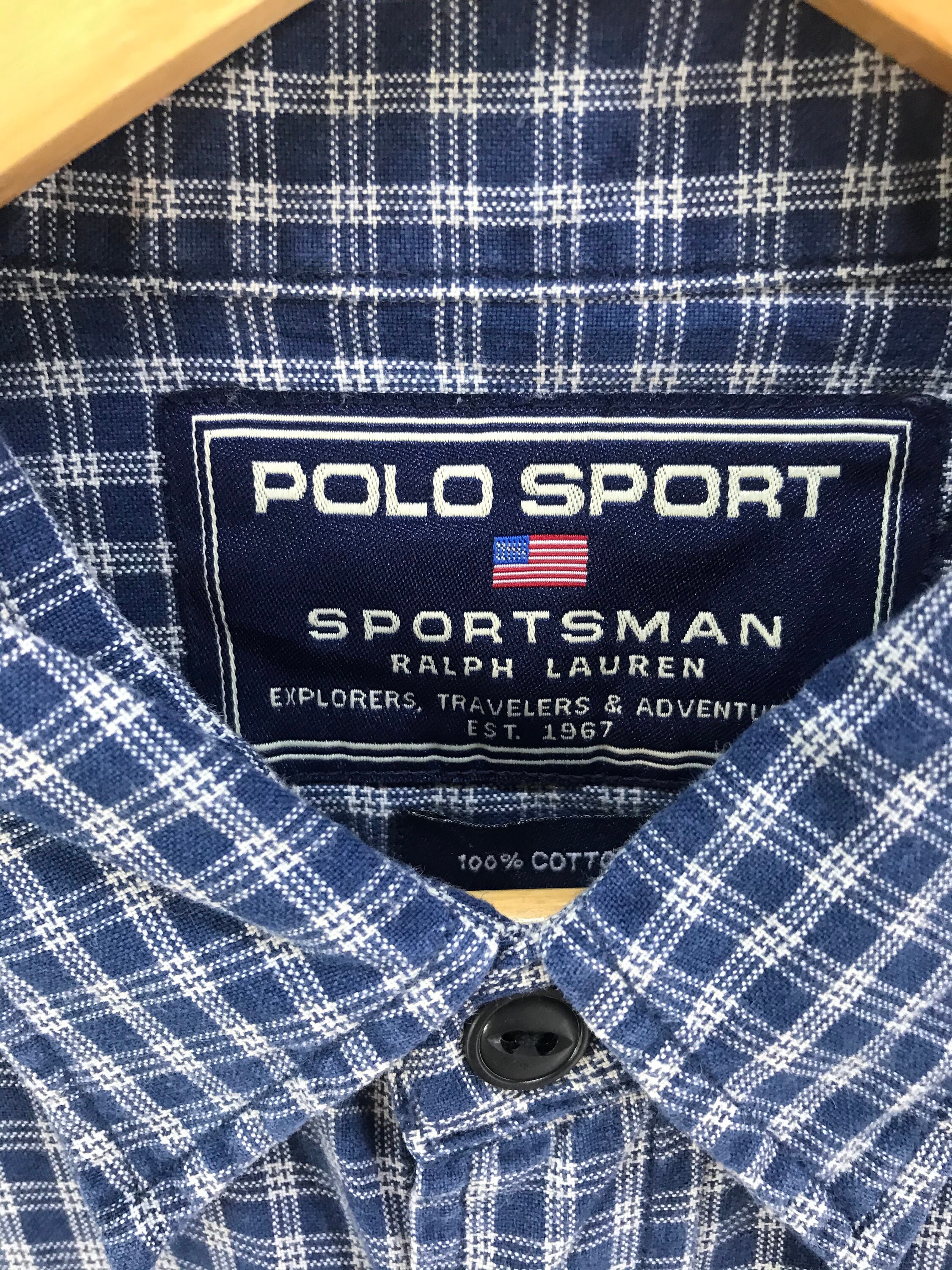 POLO SPORT Check Shirt 90s