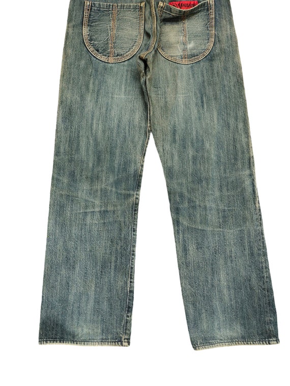 W33x30 Vintage Yamane Evisu Calvin Leong Made Selvedge Denim Jeans