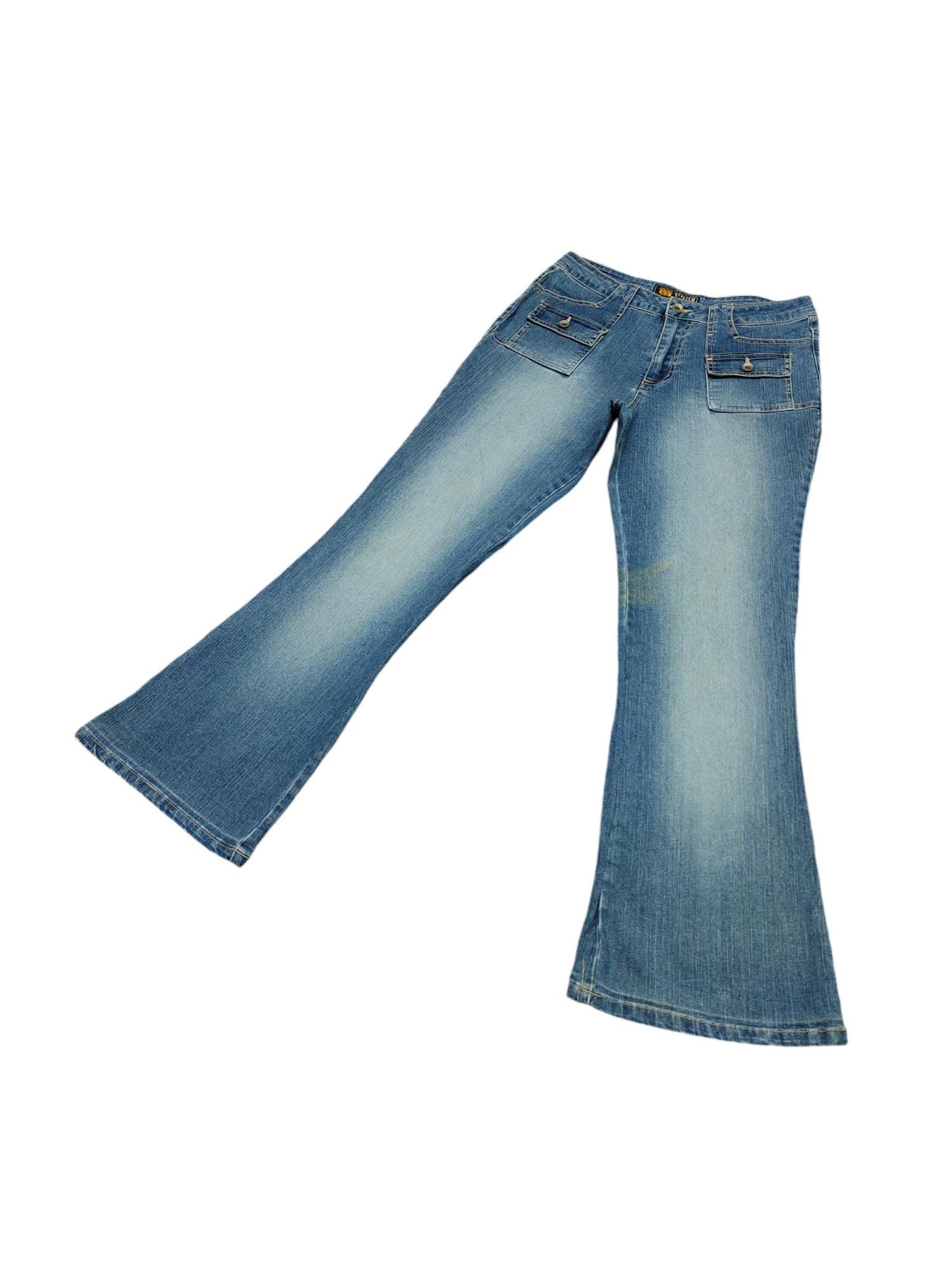 W30x31 Flare Edwin Route 66 Stretch Fit Denim Bootcut Y2k Vintage
