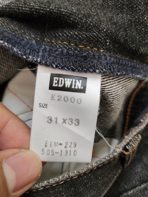 Vintage Edwin E Function Denim Jeans - Japanese S… - image 9