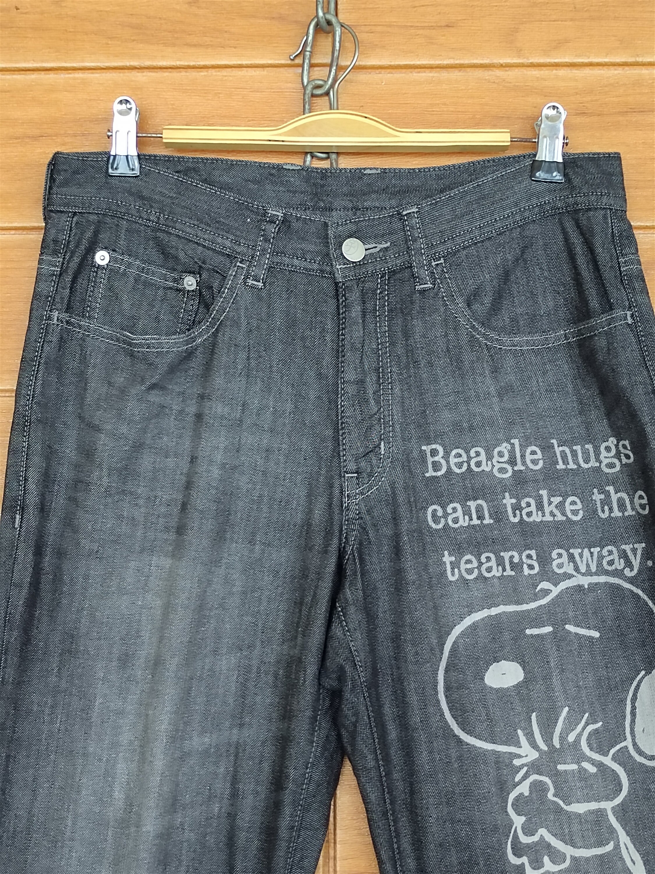 W31x29.5 Vintage Jean-charles De Castelbajac Peanut Snoopy