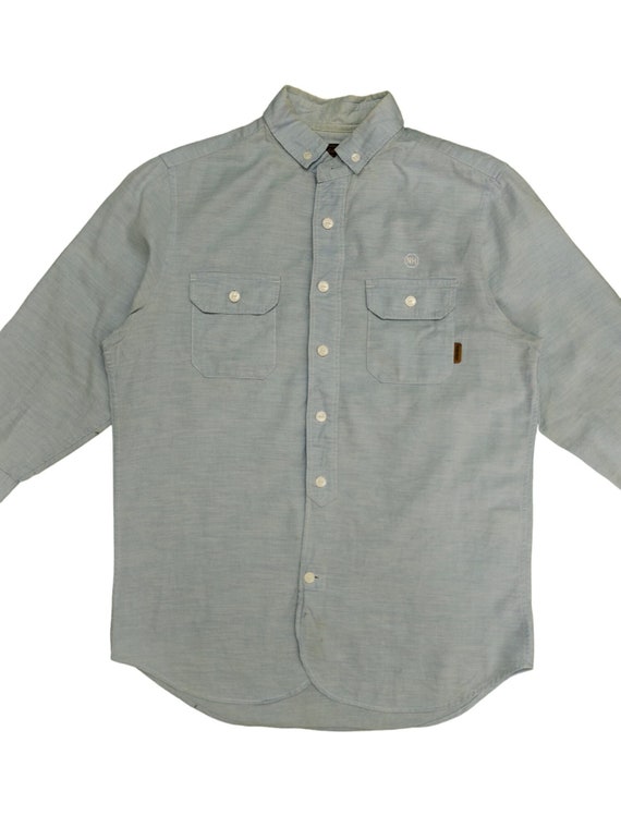 Neighborhood Washed Denim L/S Shirt | Indigo