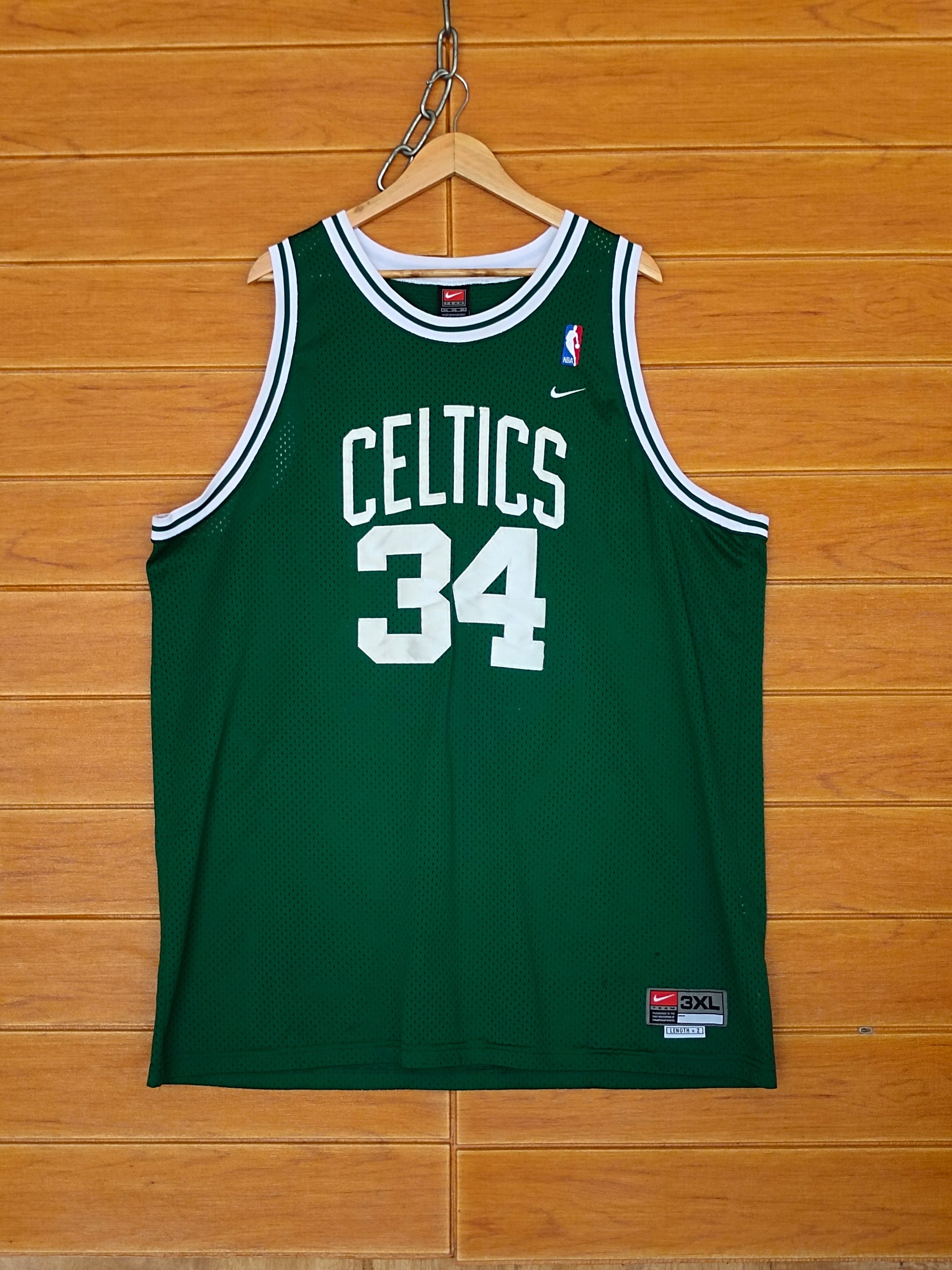 Vintage Nike Authentic NBA Boston Celtics Paul Pierce 34 Jersey
