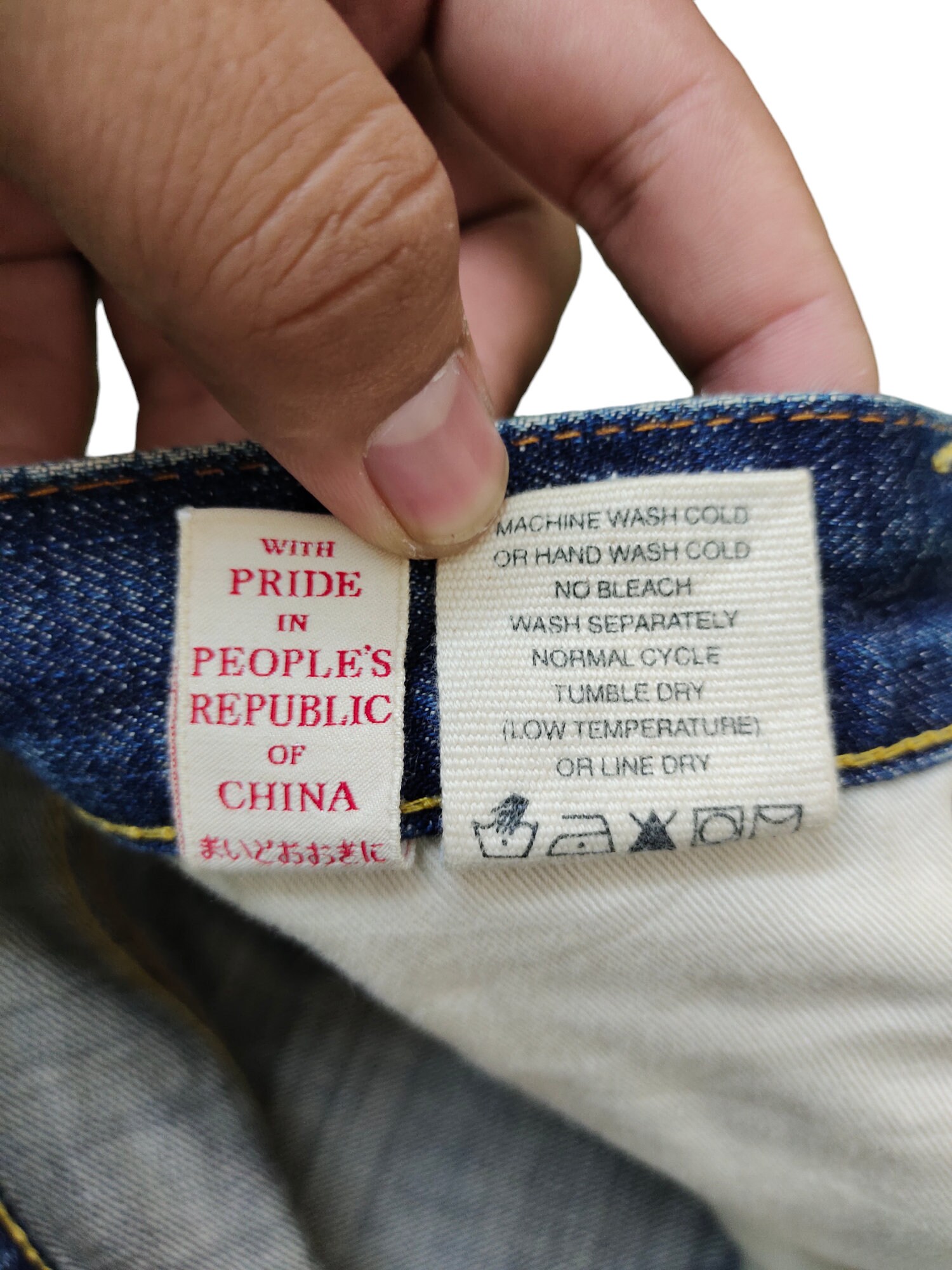 W32x34 Vintage Evisu Calvin Leong Big Daicock Selvedge Denim W32x34 Vintage Evisu Calvin Leong Big Daicock Selvedge Denim