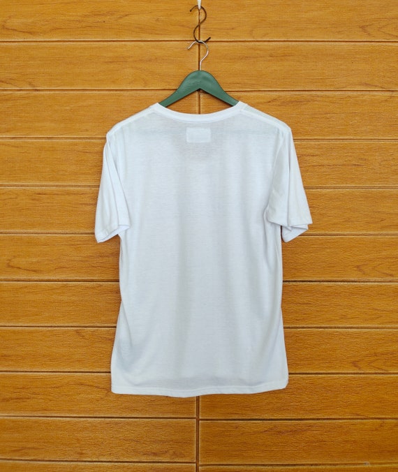 Vintage Number (n)ine Denim Spell Out Logo V-neck T-shirt / Size M